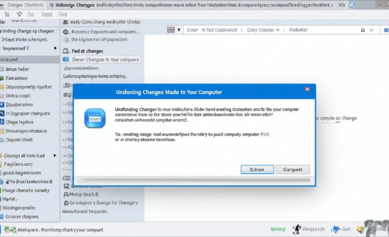How to Fix “Undoing Changes Made to Your Computer” Error