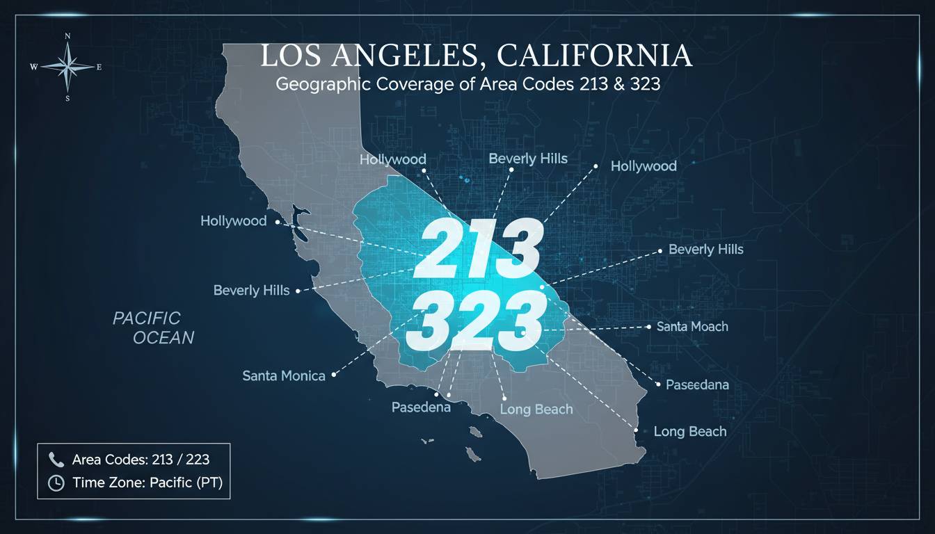213 Area Code: Location, Cities, Map, and Phone Number Lookup