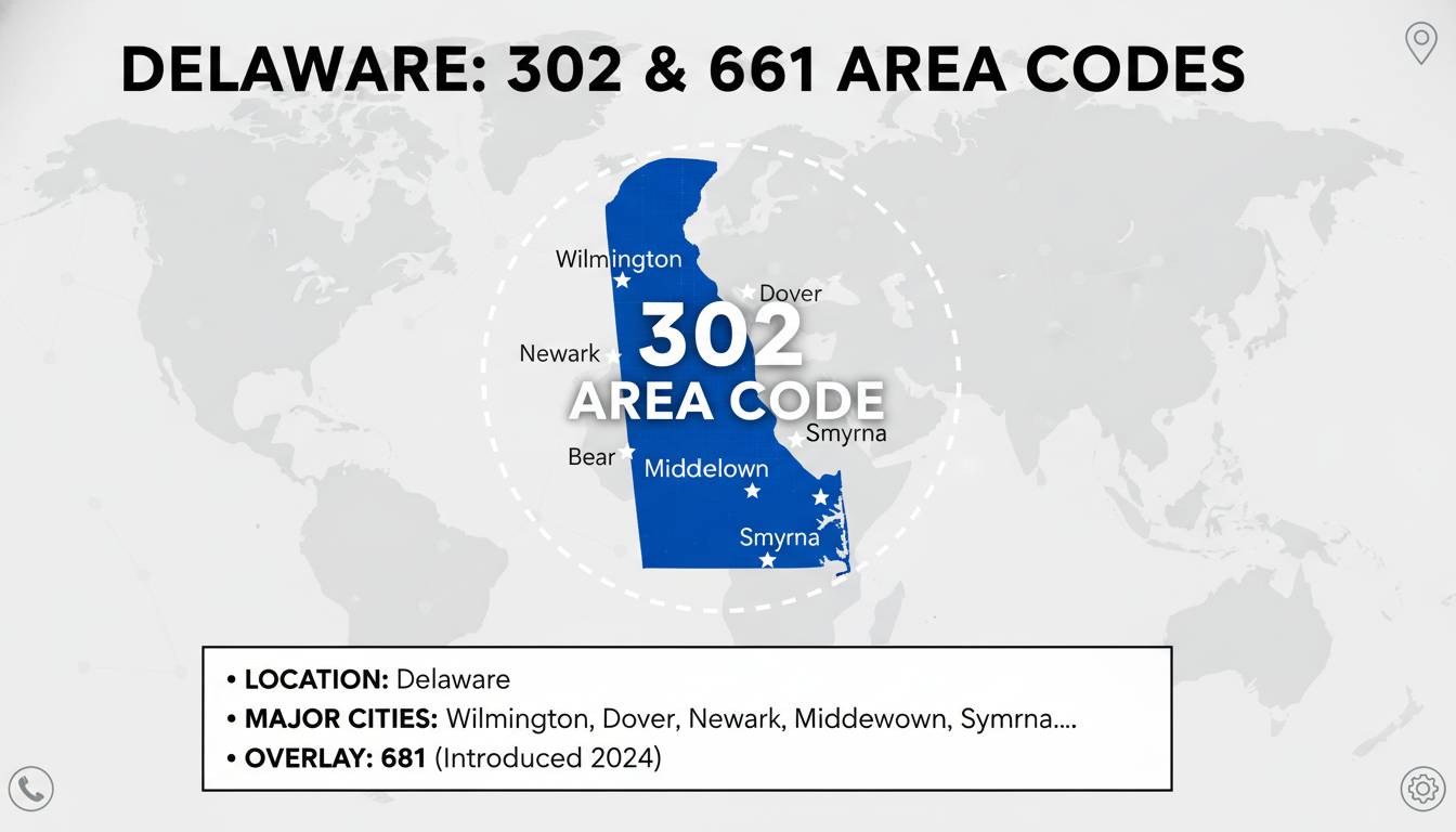 302 Area Code: Location, Cities, Map & Phone Lookup Guide