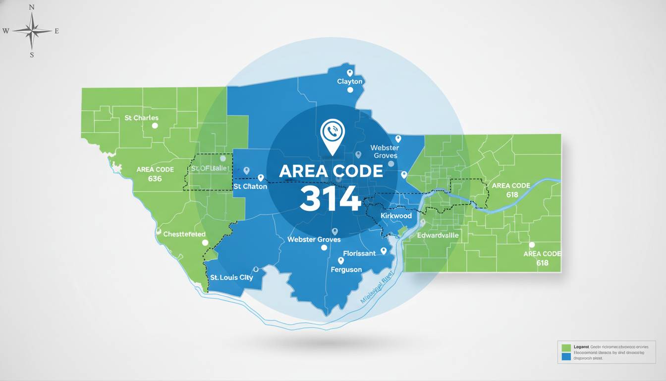 314 Area Code: Location, Map, and Phone Number Details