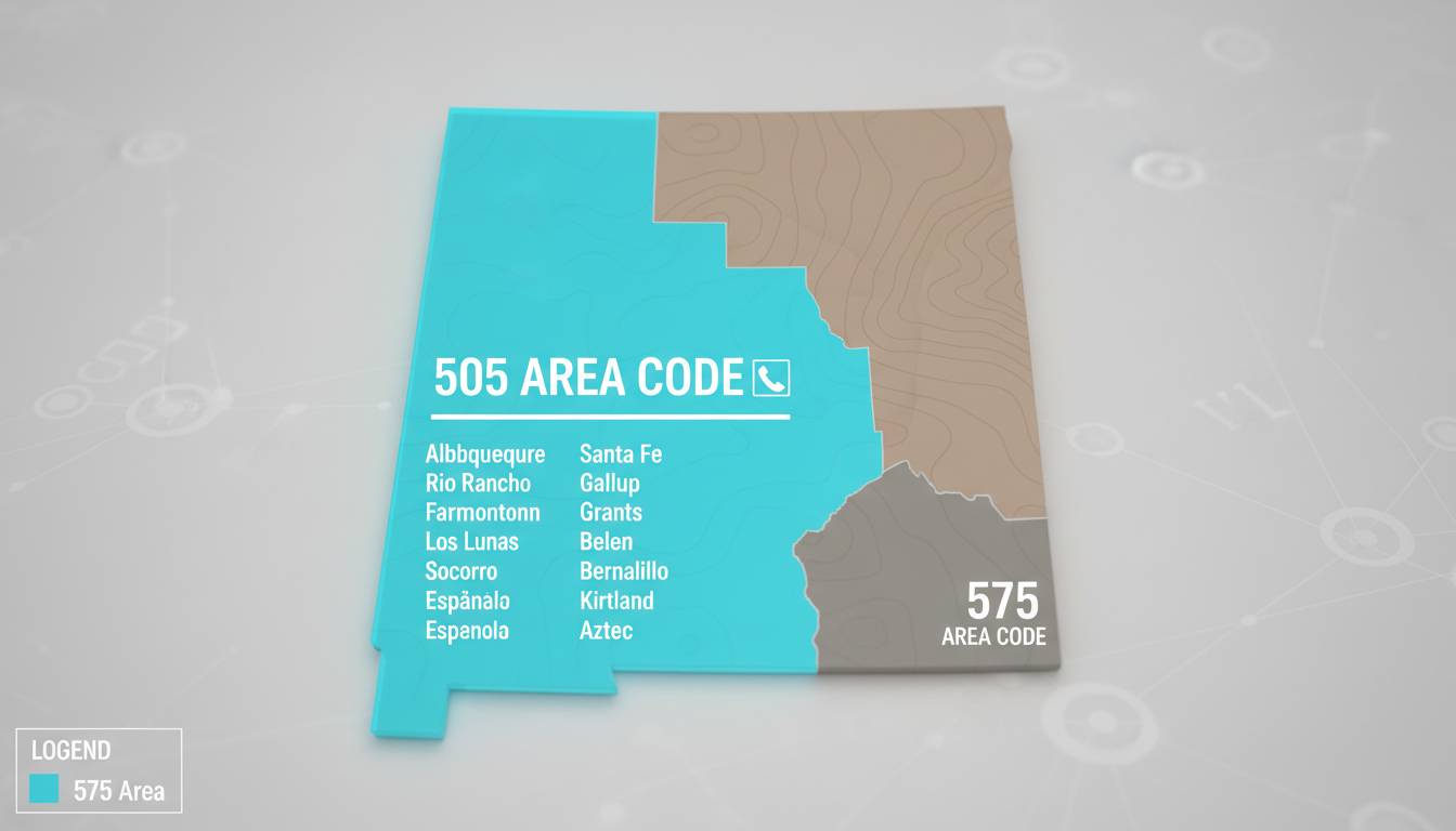 505 Area Code: Location, Map, Cities, and Phone Number Lookup