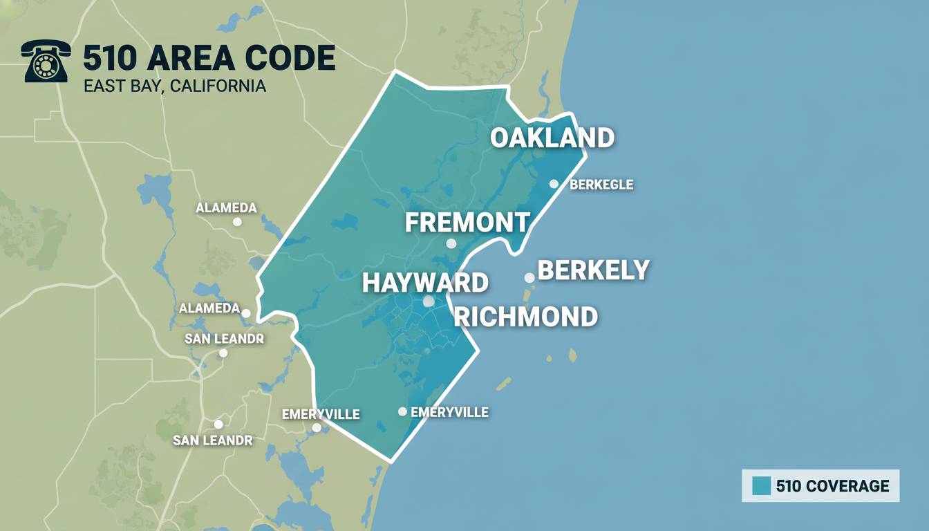 510 Area Code: Location, Cities, Map & Phone Number Guide
