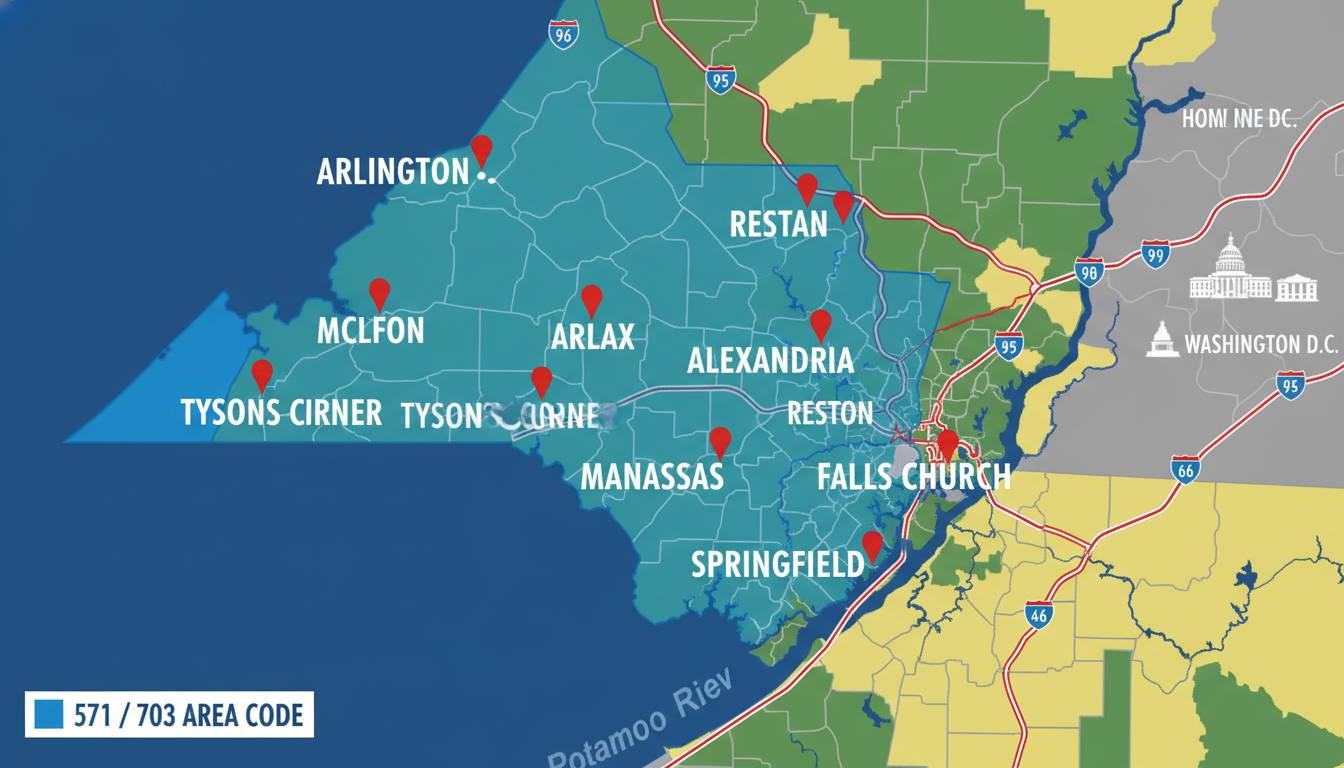 571 Area Code: Location, Cities, Map & Phone Lookup Guide