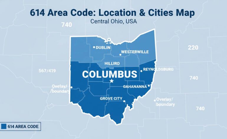 614 Area Code: Location, Cities, Map & Phone Lookup Guide