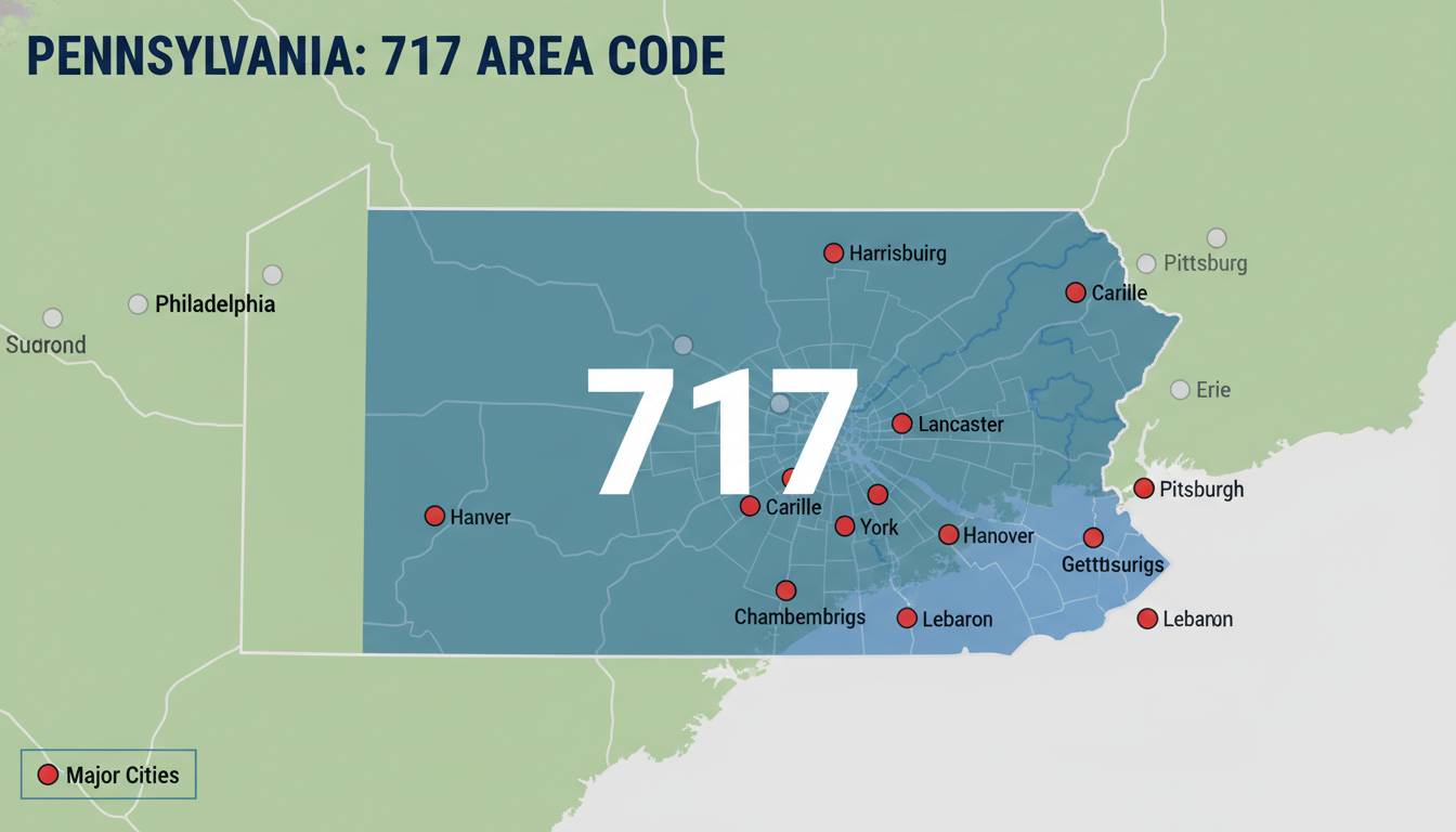 717 Area Code: Location, Cities, Map & Phone Number Lookup Guide