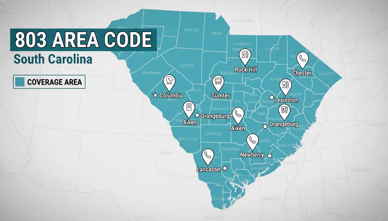 803 Area Code: Location, Cities, Map & Phone Lookup Guide
