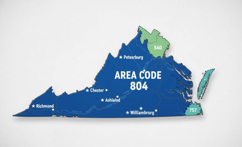 804 Area Code: Location, Map, Cities, and Phone Number Lookup