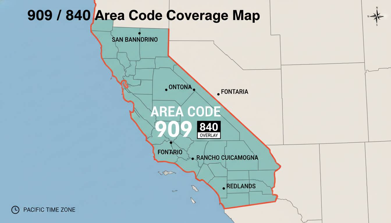 909 Area Code: Location, Coverage Map, and Key Facts