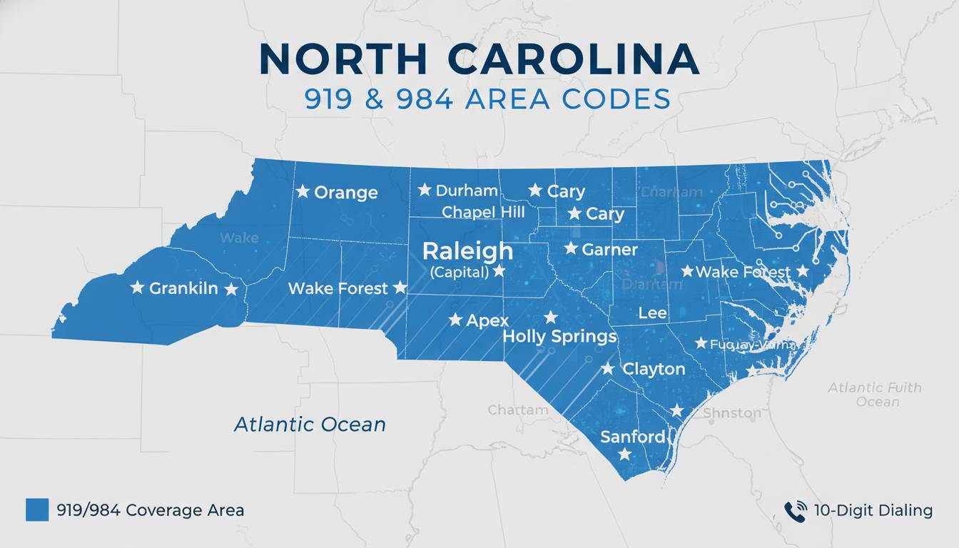 919 Area Code: Location, Cities, Map & Phone Number Guide