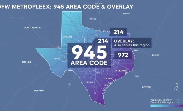 945 Area Code: Location, Map, History & Who Uses It