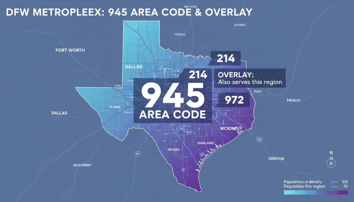 945 Area Code: Location, Map, History & Who Uses It
