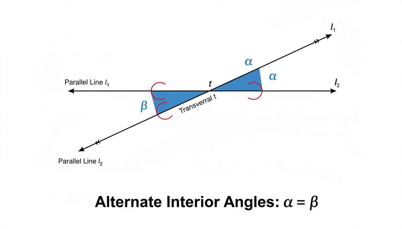 Alternate Interior Angles: Definition, Properties, and Examples