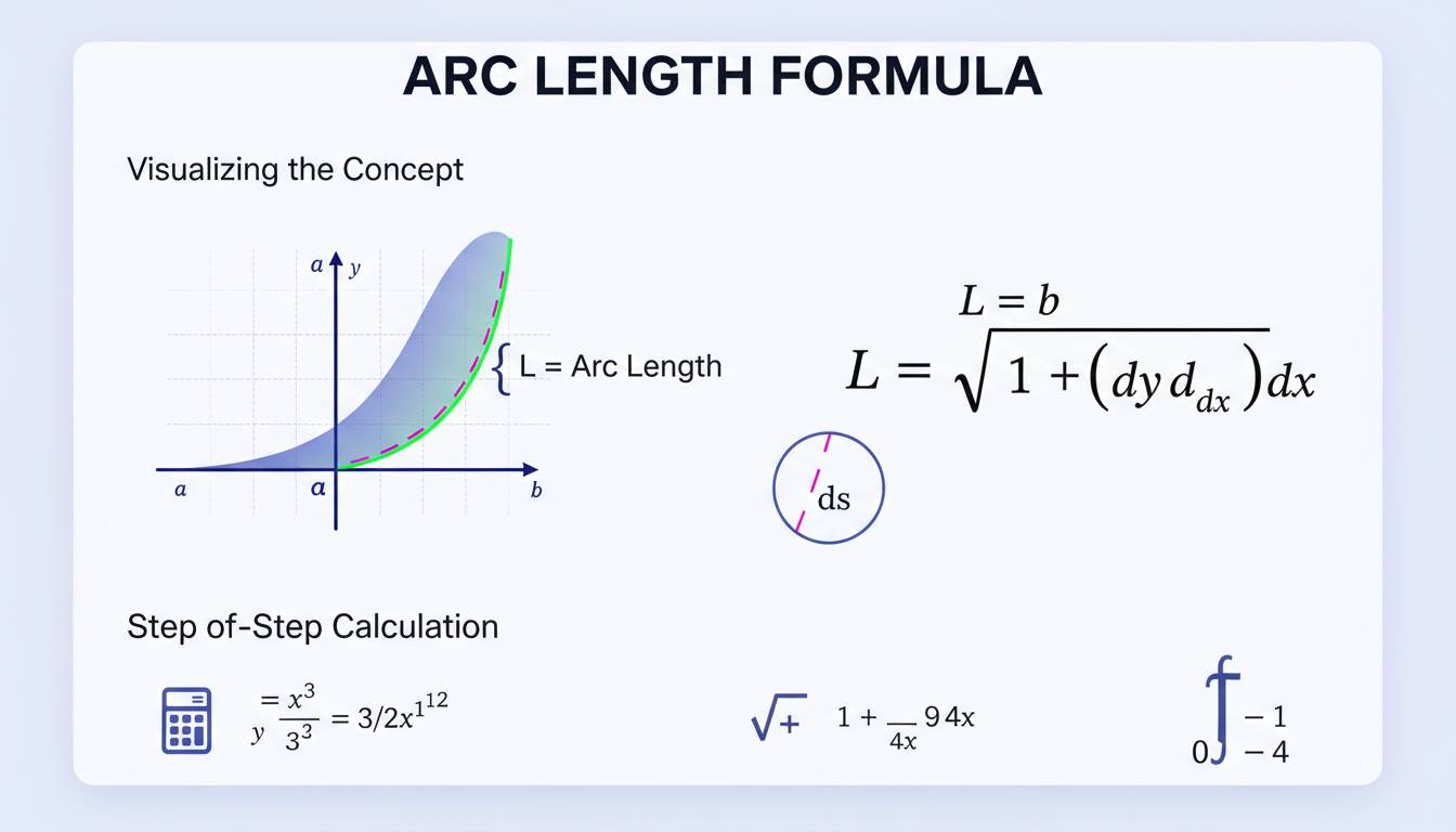 Arc Length Formula: How to Calculate the Length of a Curve