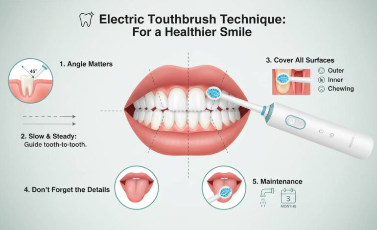 Best Electric Toothbrushing Technique For A