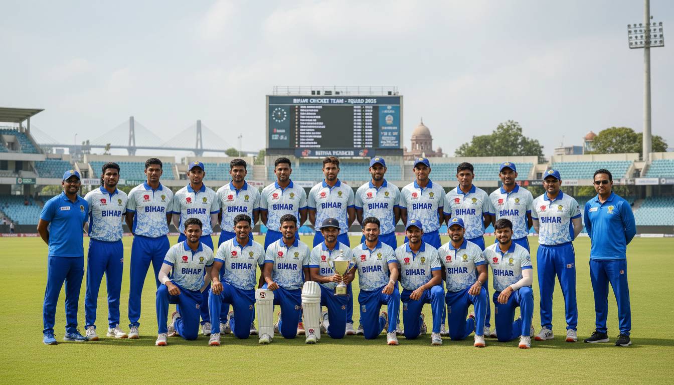 Bihar Cricket Team Players 2025 - Full Squad List & Stats