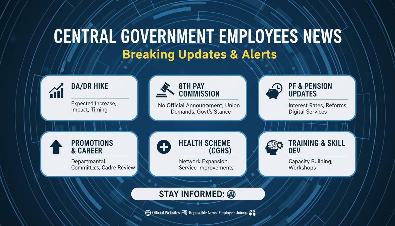Central Government Employees News: Breaking Updates & Alerts