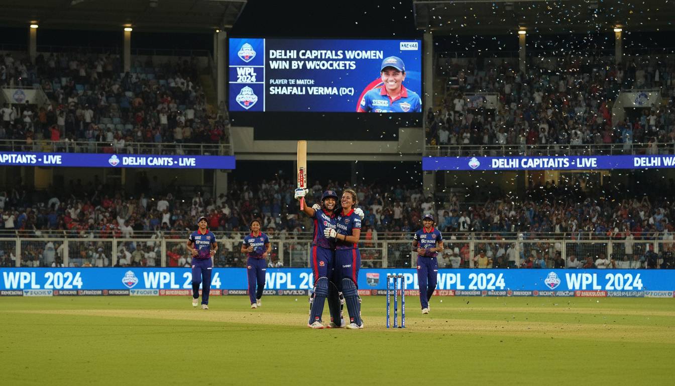 Delhi Capitals vs Gujarat Giants WPL Live Score & Stats