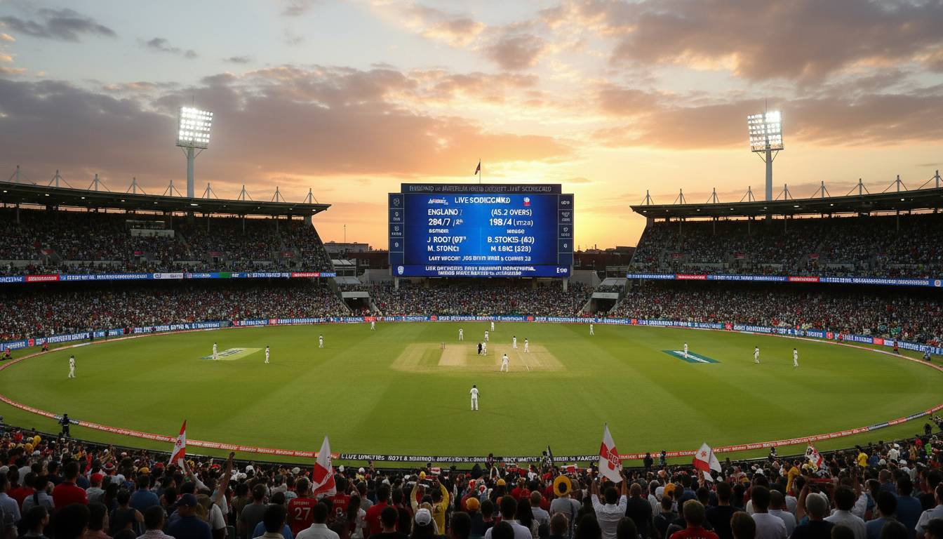 England vs Australia Men's Cricket Scorecard - Live Updates