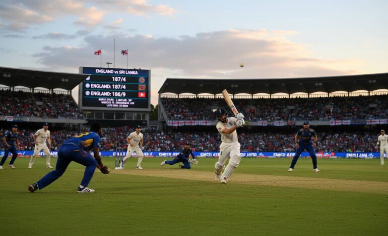 England vs Sri Lanka Cricket Live Score, Match Stats & Updates