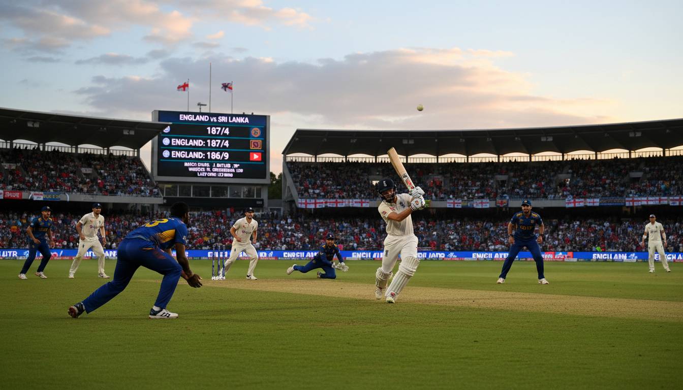 England vs Sri Lanka Cricket Live Score, Match Stats & Updates