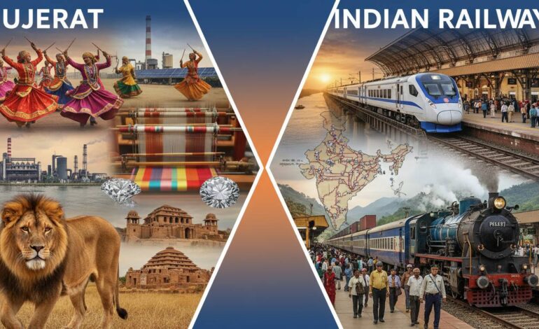 Gujarat vs Indian Railways: Complete Comparison Guide