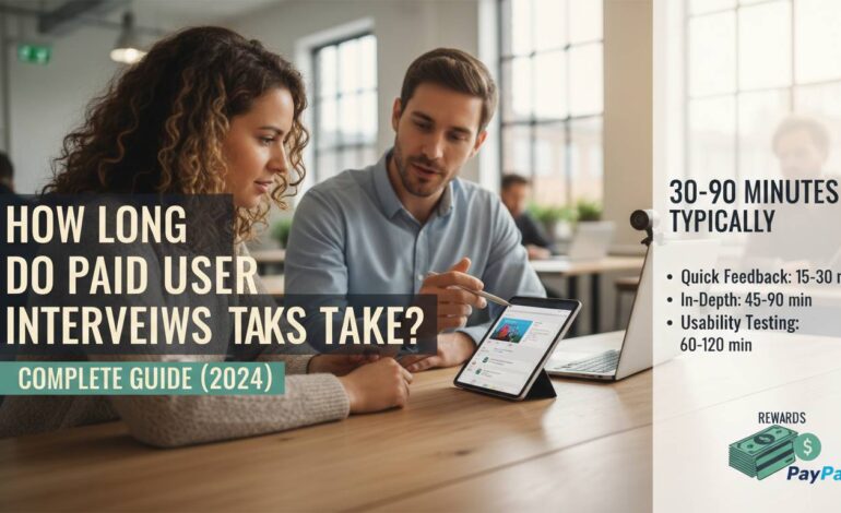 How Long Do Paid User Interviews Take? Complete Guide (2024)