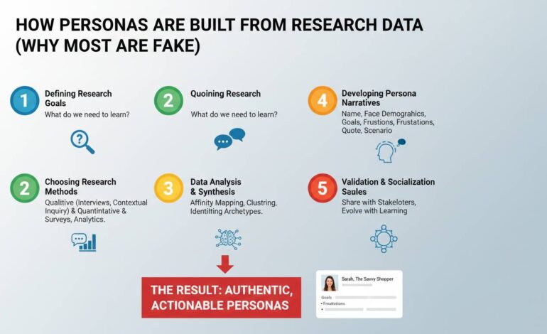 How Personas Are Built From Research Data (Why Most Are Fake)