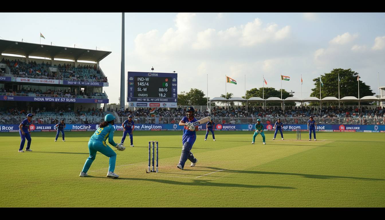 IND-W vs SL-W Live Score: Complete Match Coverage & Updates