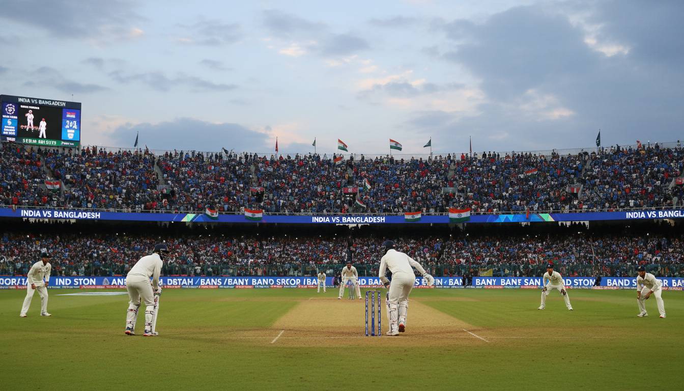 India vs Bangladesh Live Score - Real-Time Match Updates