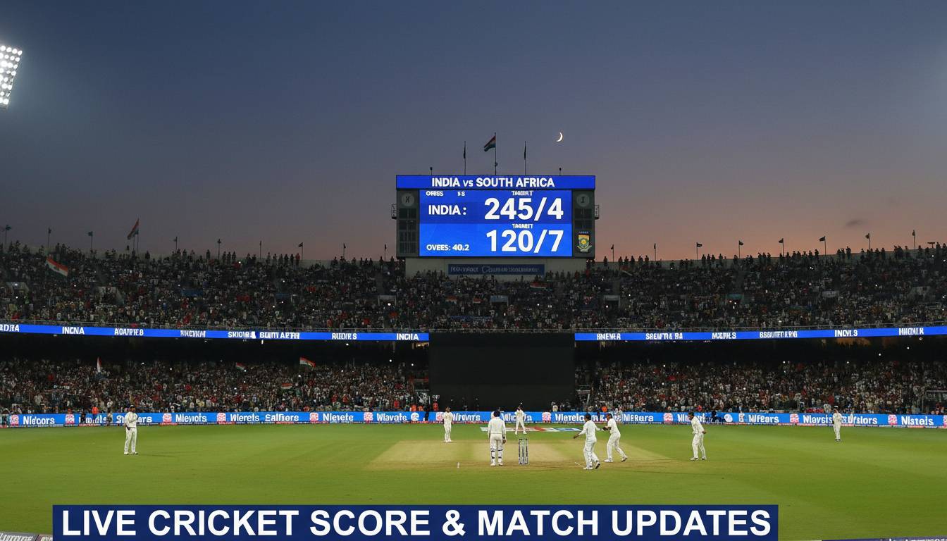 India vs South Africa Live Cricket Score & Match Updates
