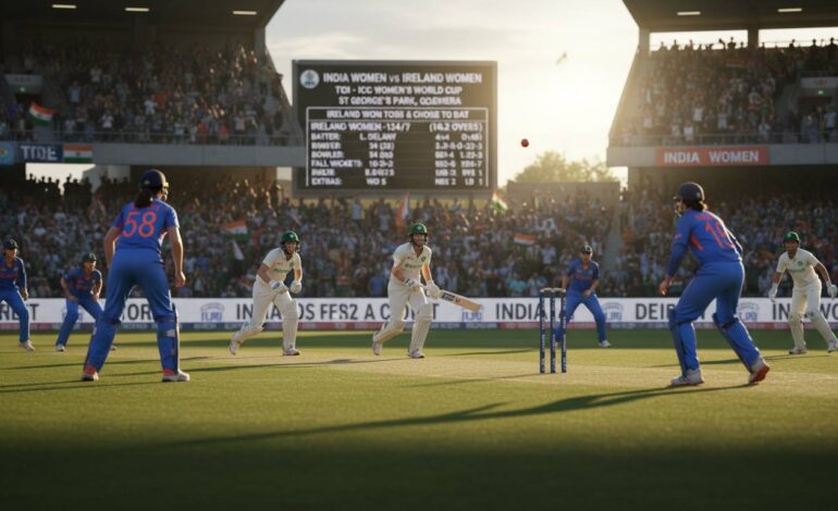 India Women vs Ireland Women Scorecard – Match Details