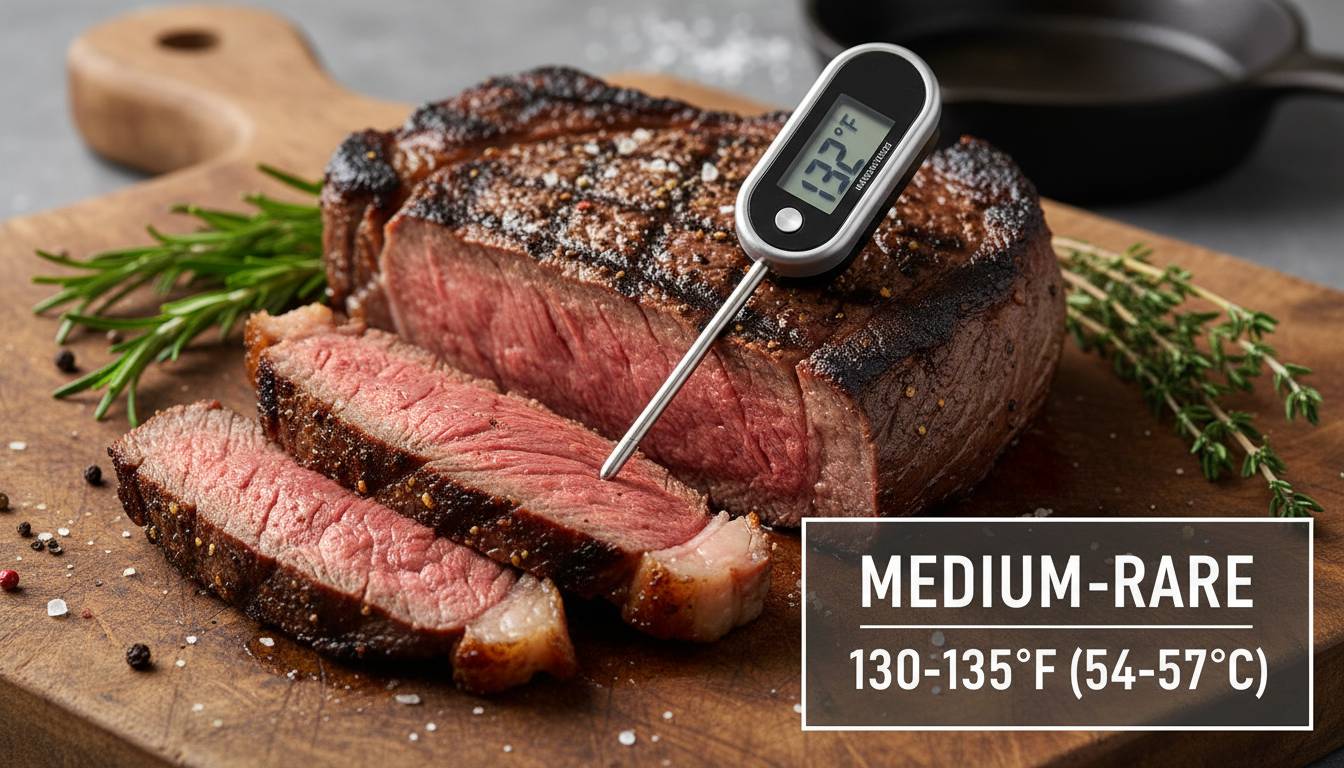 Medium Rare Steak Temp: Perfect Internal Temperature Guide