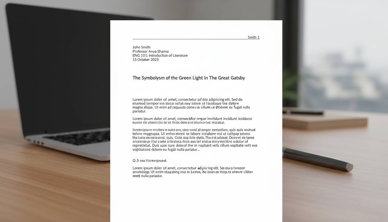 MLA Format Example: Proper MLA Paper, Citation, and Works Cited Guide