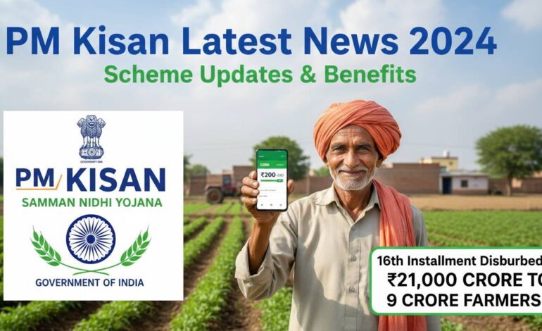 PM Kisan Latest News 2024 – Scheme Updates & Benefits