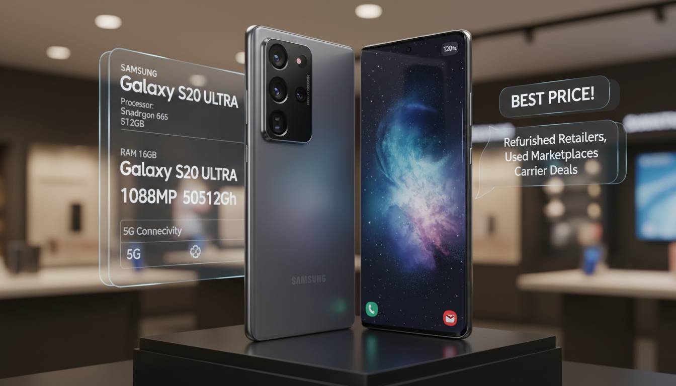 Samsung Galaxy S20 Ultra: 108MP Camera, Specs & Best Price