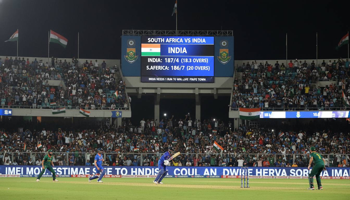South Africa vs India Live Cricket Match & Scoreboard