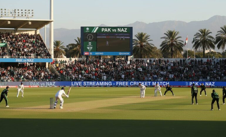 Watch Pak vs NZ Live Streaming – Free Cricket Match