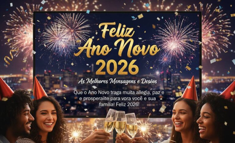 Feliz Ano Novo 2026: As Melhores Mensagens e Desejos